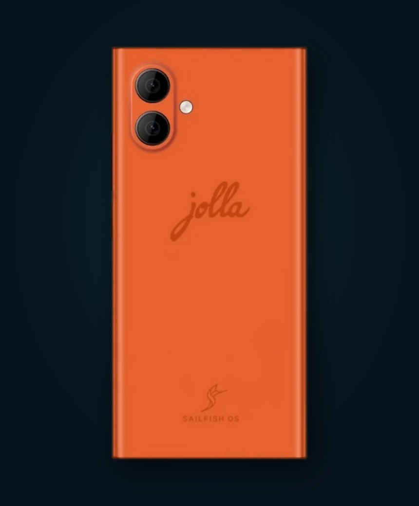 Jollas orange Sailfish-telefon — det europæiske modsvar til Android/iOS.